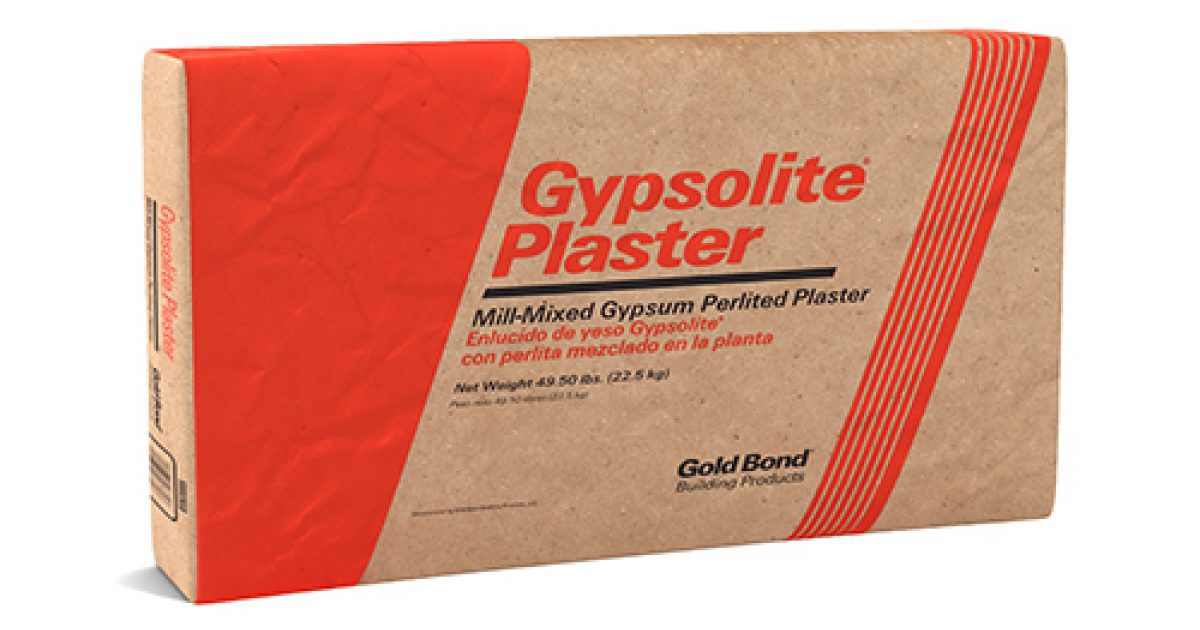 Gold Bond® Gypsolite® Plaster Lightweight Basecoat Plaster