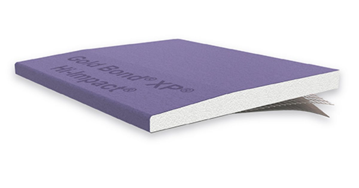 High Impact Gypsum Board Gold Bond® XP® HiImpact®