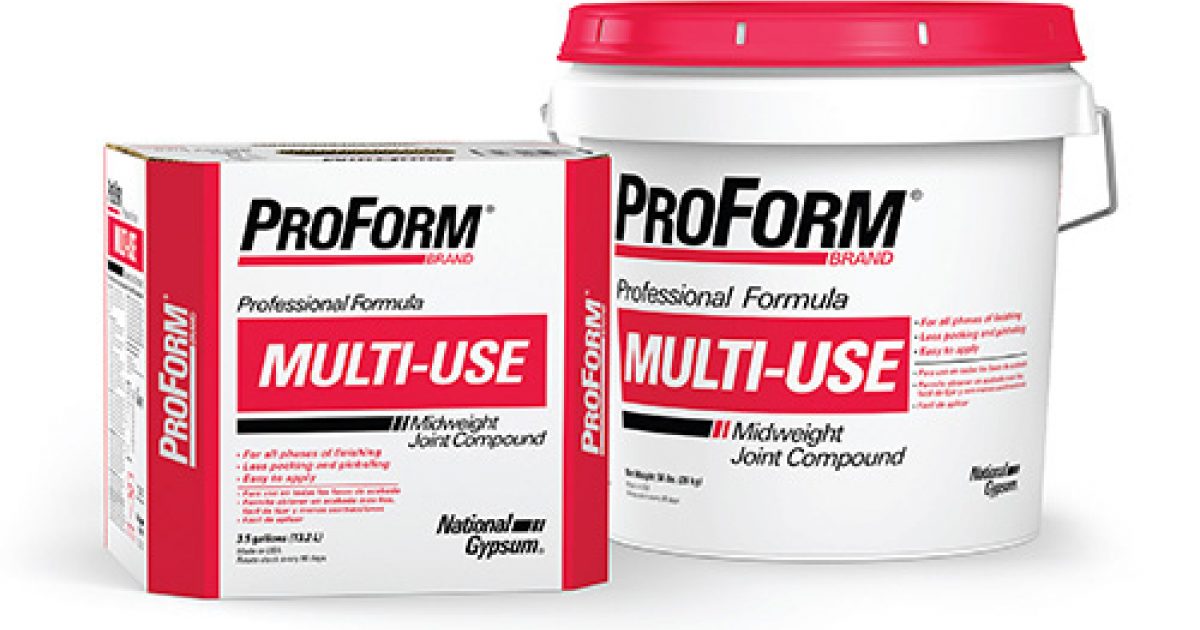ProForm® MultiUse Joint Compound Red Lid Joint Compound