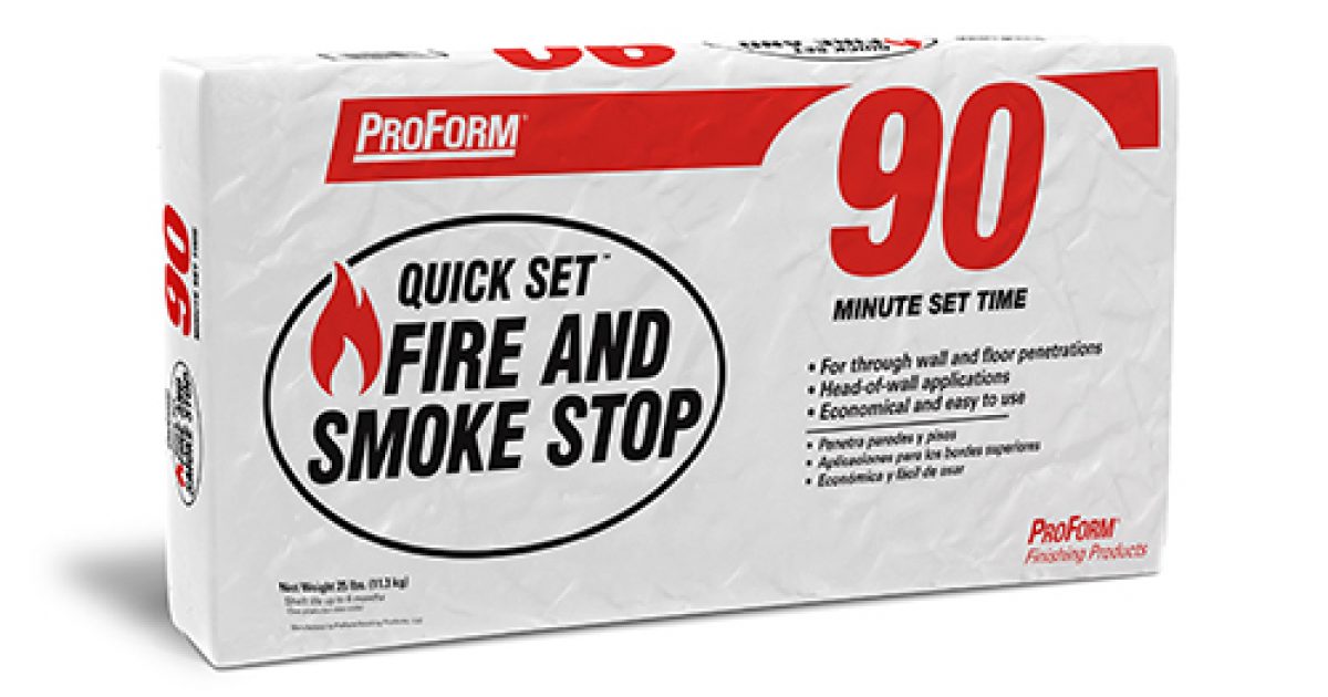 ProForm® Quick Set™ Fire and Smoke Stop 90 Setting Compound